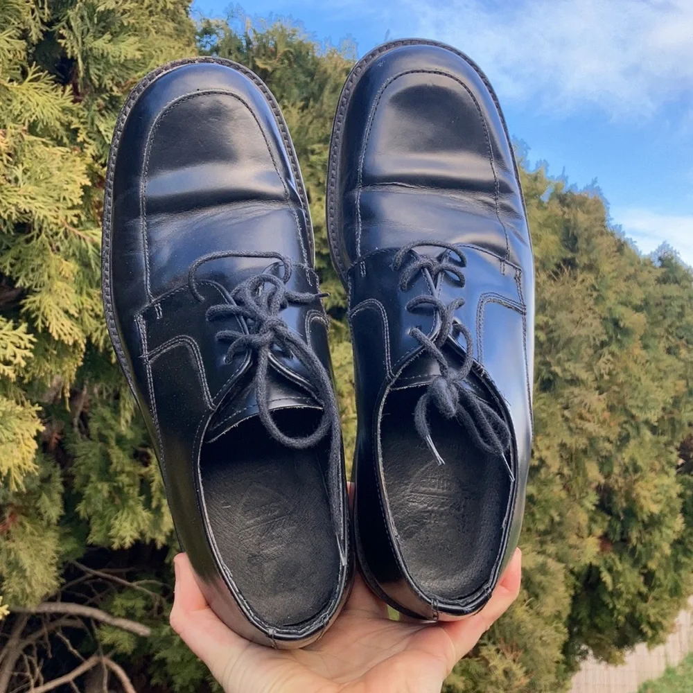 Nettleton Couture Collection Men’s Black Leather Dress Shoes Size 8 - Picture 4 of 10